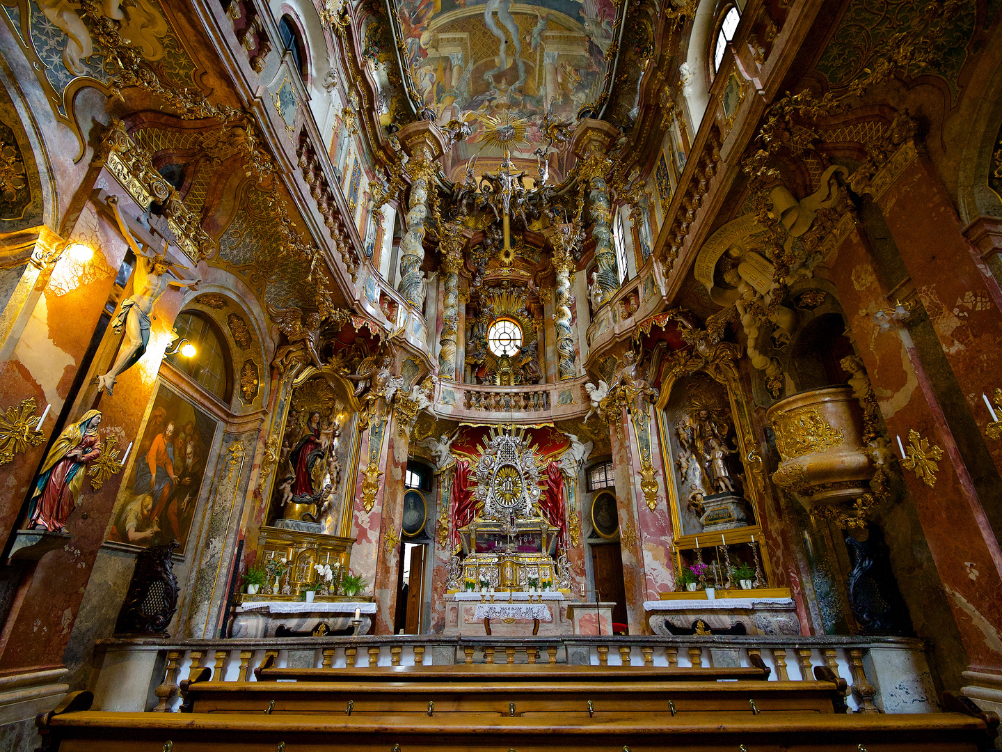 Die Asamkirche in München.