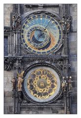 Die astronomische Uhr am alten Rathhaus.