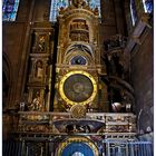 Die astronomische Uhr im Straßburger Münster.
