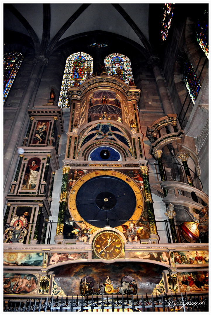 Die astronomische Uhr im Straßburger Münster