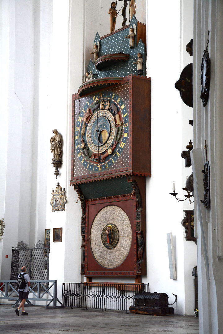 Die Astronomische Uhr in der Marienkirche in Danzig