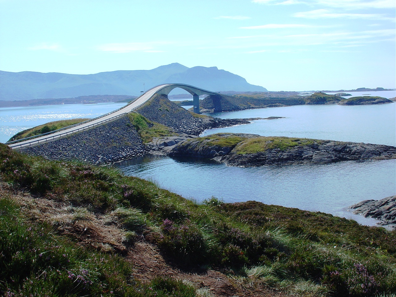 Die Atlantikstrasse in Norwegen