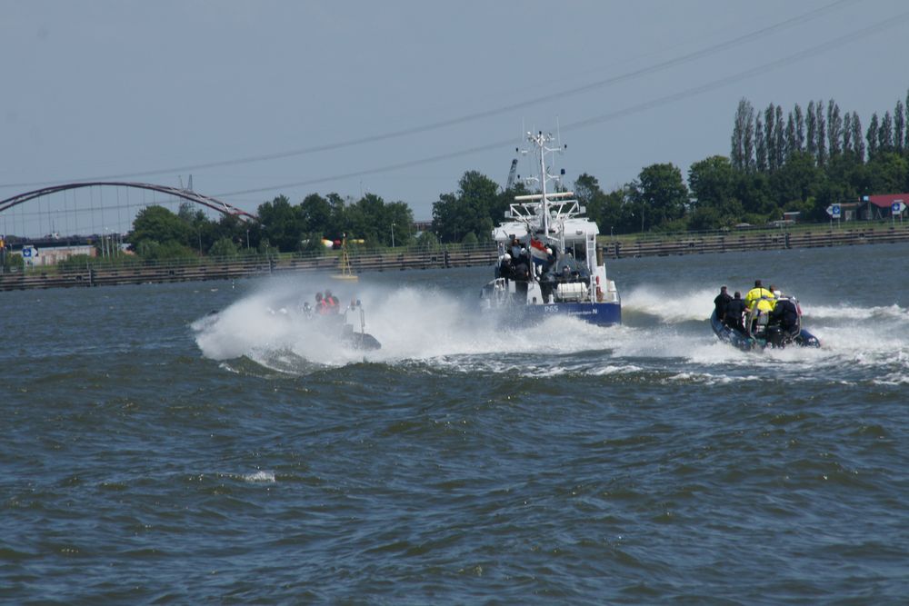 Die auf dem Wasser spielen.