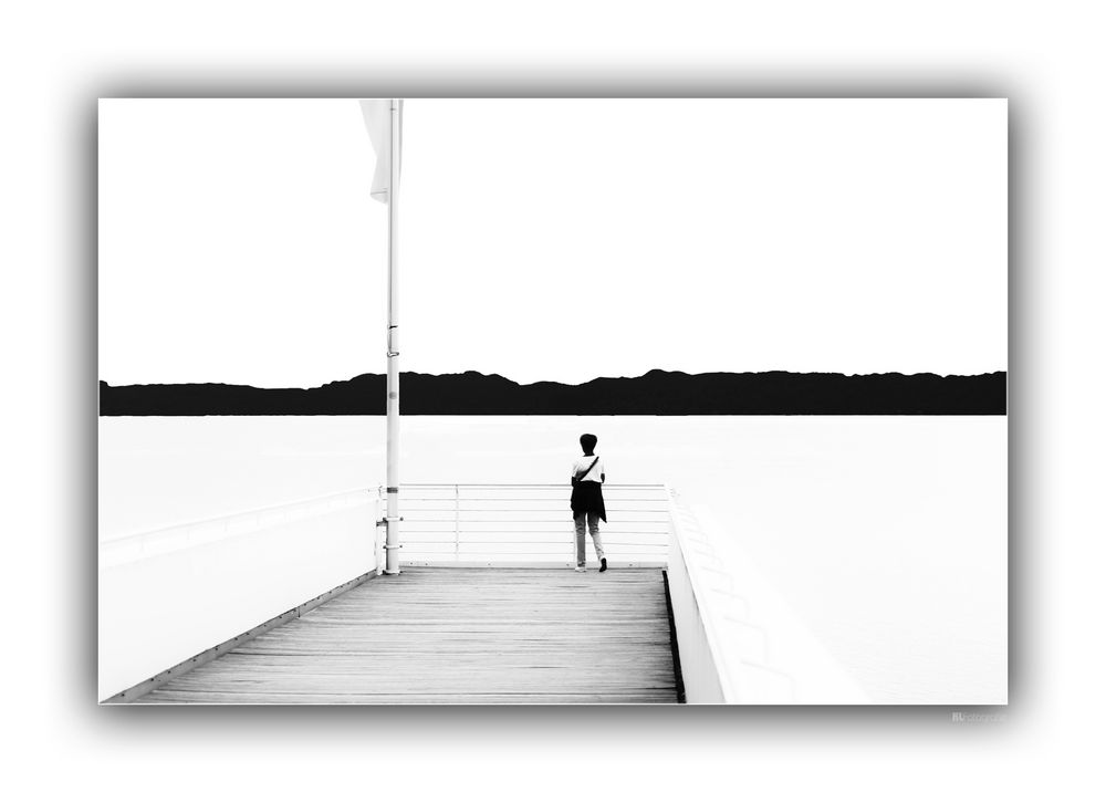 Die Aussicht... Foto & Bild projekte, schwarzweißer freitag