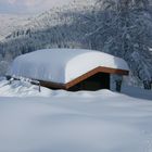 die Aussicht aus meinem Wohnzimmerfenster im Winter 2006