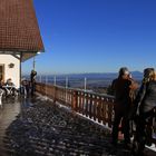 Die Aussicht bei Sonnenschein genießen...