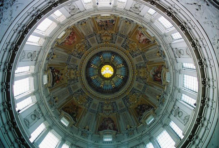 die Aussicht der Kuppel der Kathedrale in Berlin