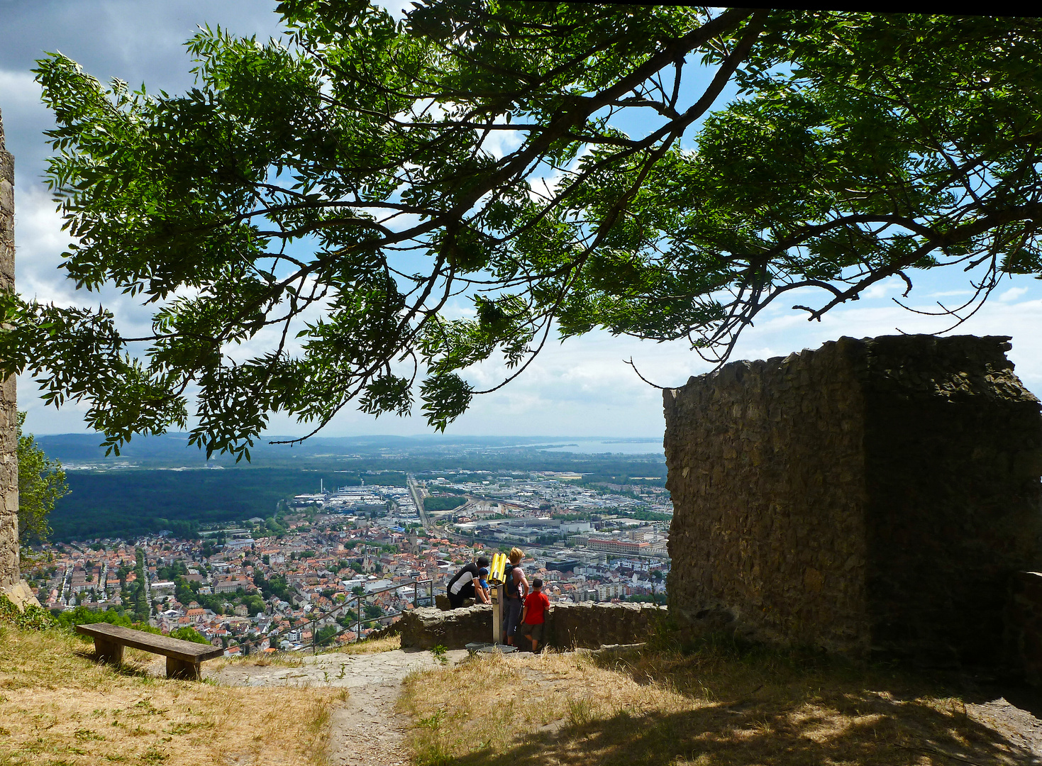 Die Aussicht genießen