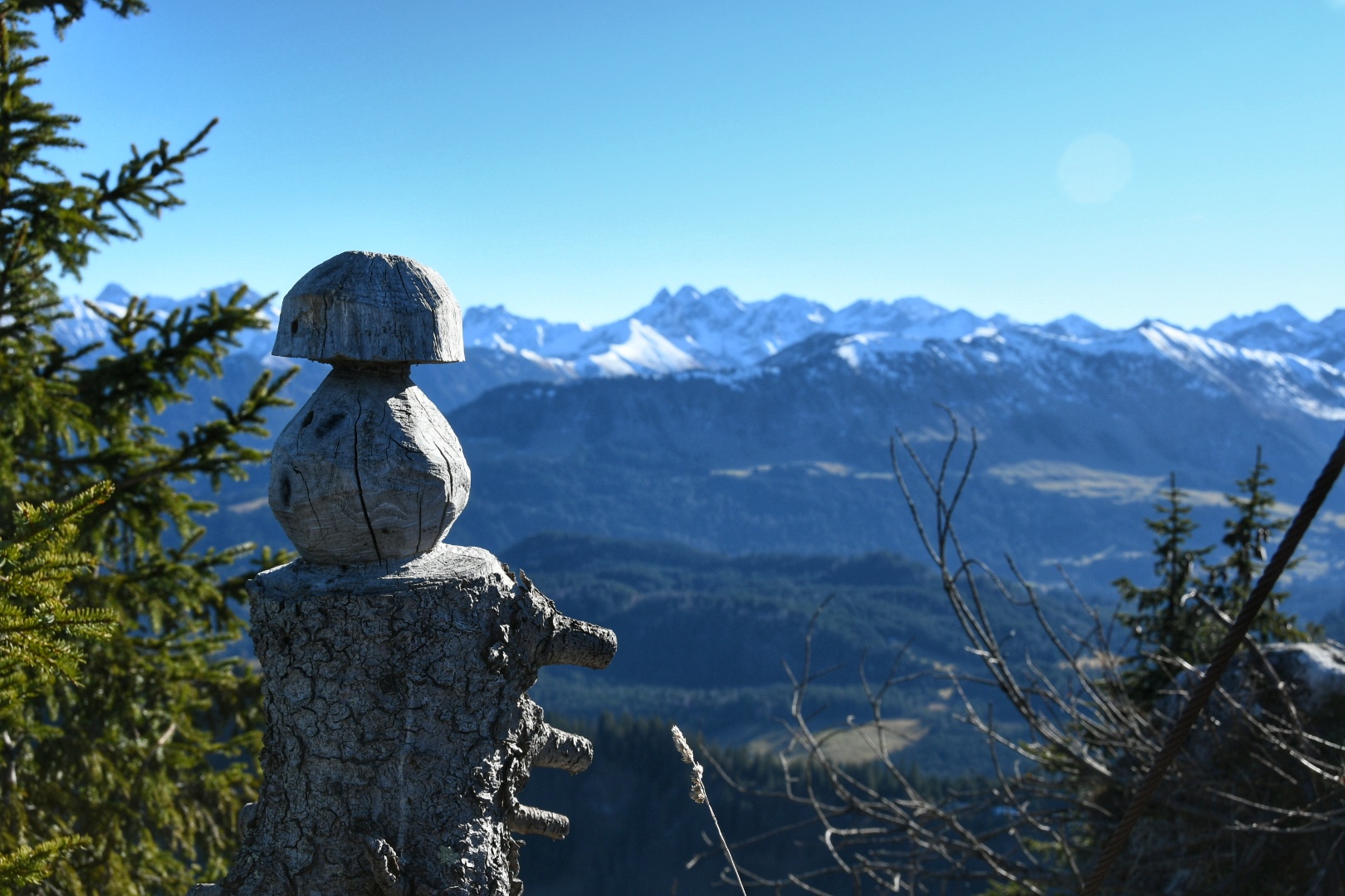 Die Aussicht genießen 