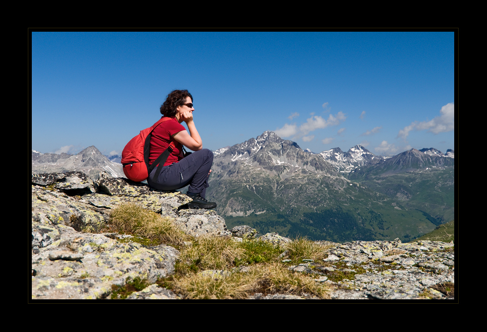 Die Aussicht geniessen