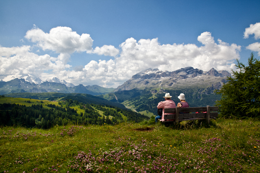 die Aussicht genießen