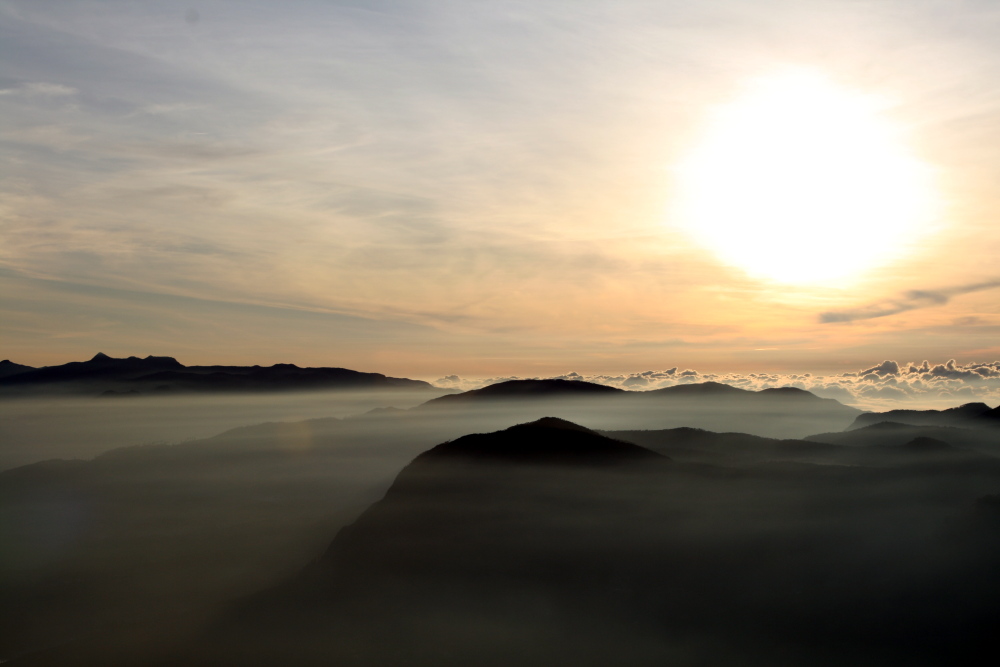 Die Aussicht vom Adam's Peak