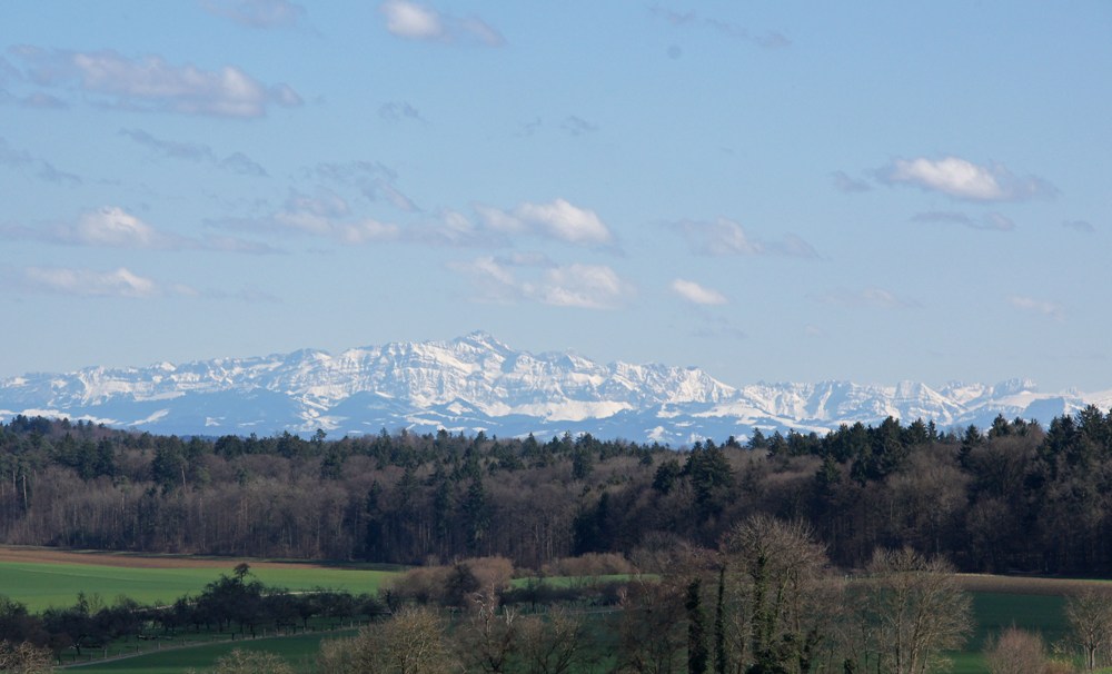 Die Aussicht vom Cholfirst heute