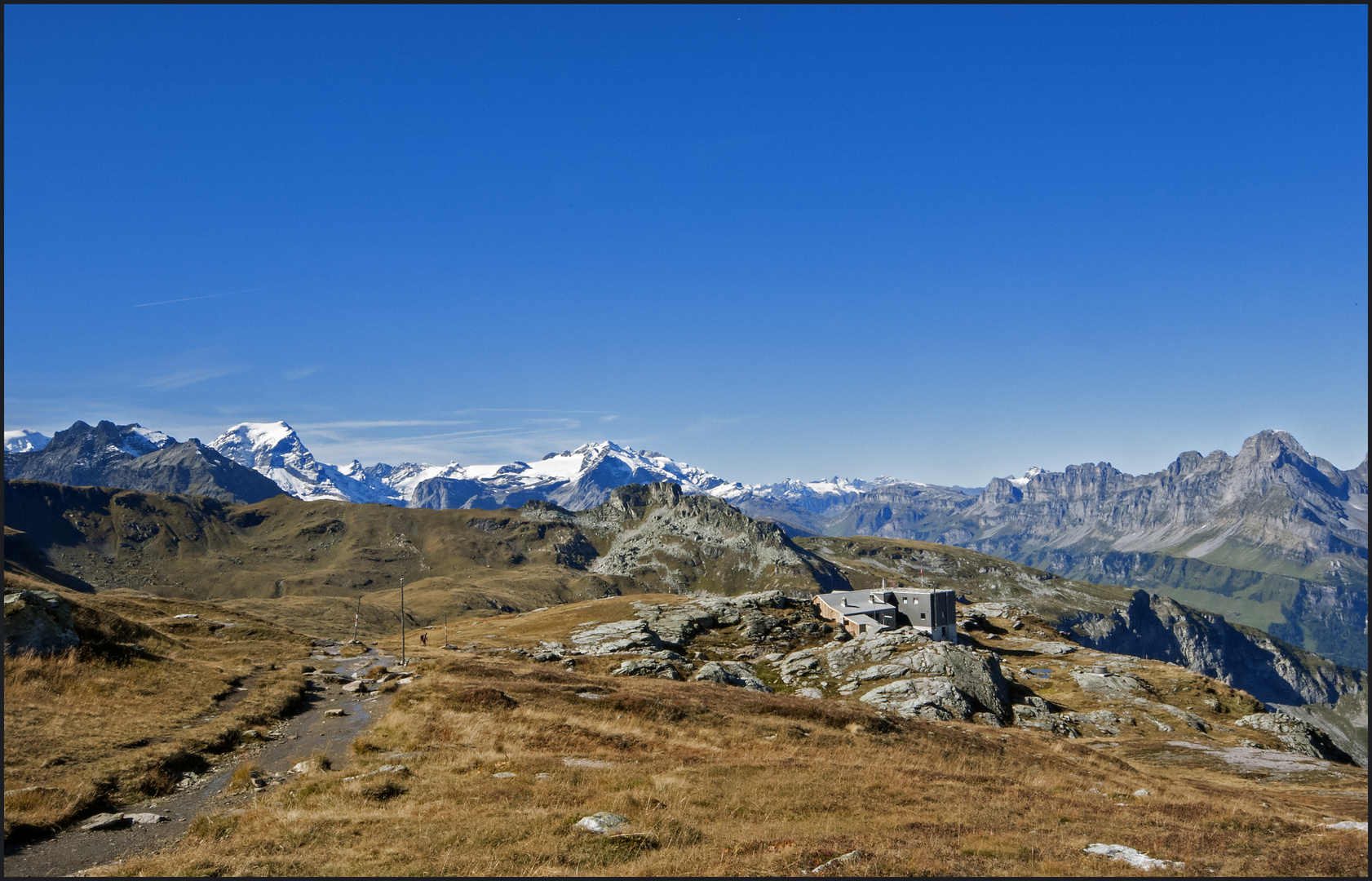 Die Aussicht von der Leglerhütte