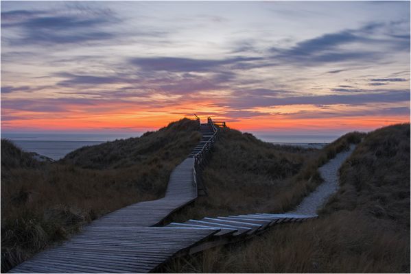 Die Aussichtsdüne Himmelsleiter bei Norddorf