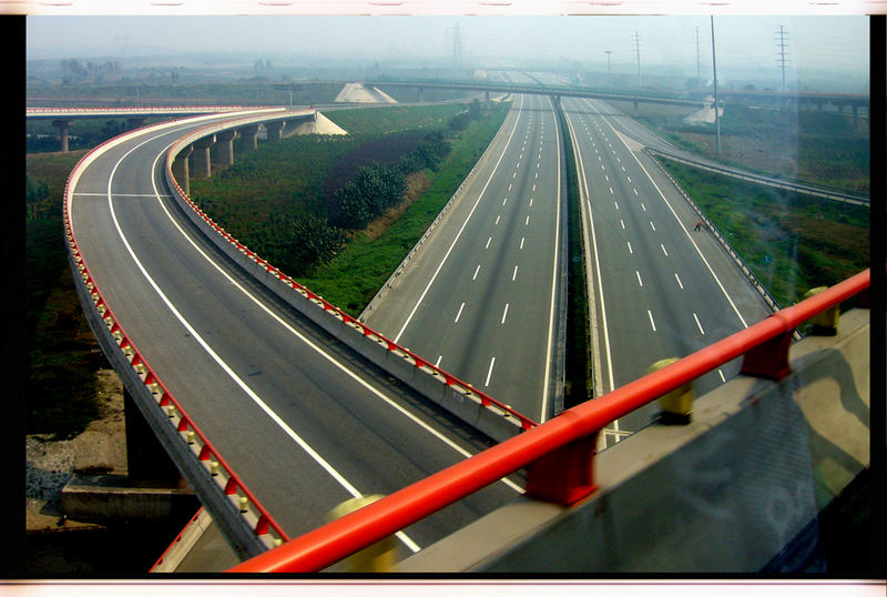 die Autobahn im fernen Osten