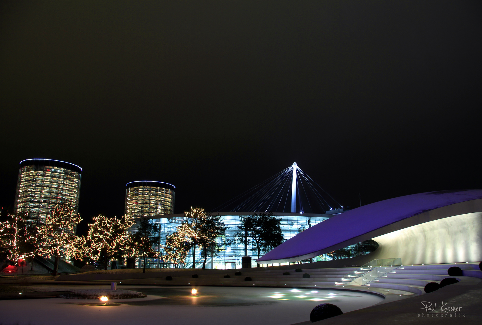 Die Autostadt im Winterschlaf