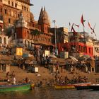 die Badeghats von Varanasi