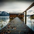 Die Badehütte von Klopeinersee