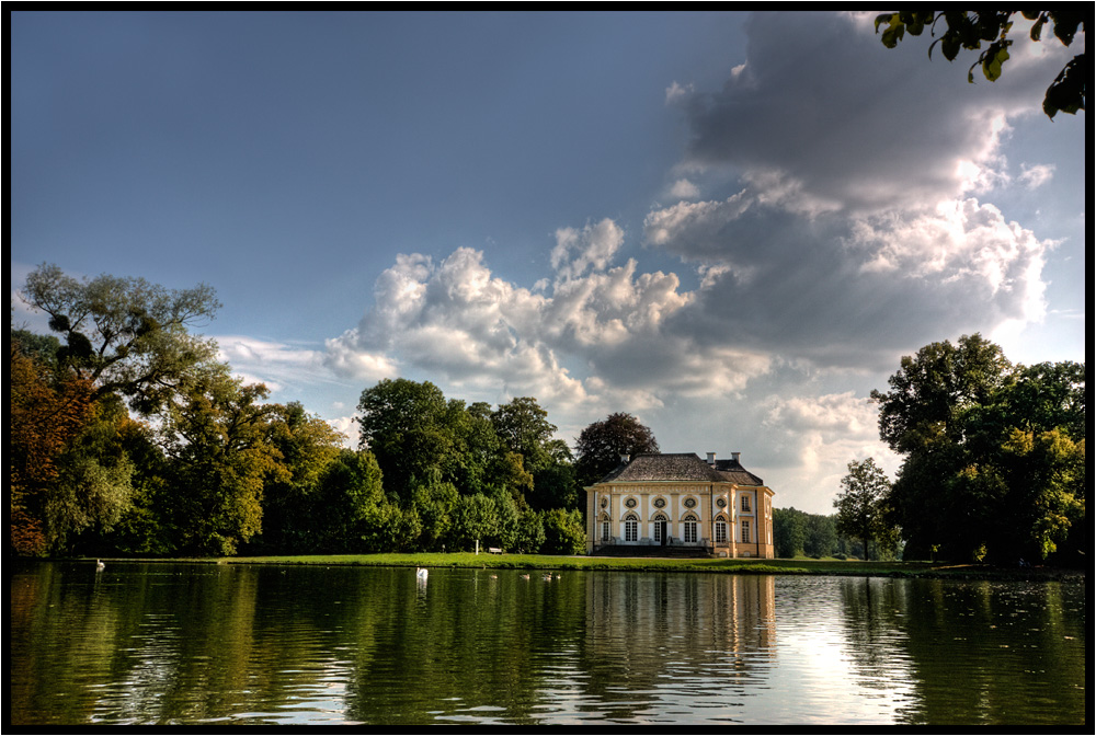 Die Badenburg im Schlosspark Nymphenburg