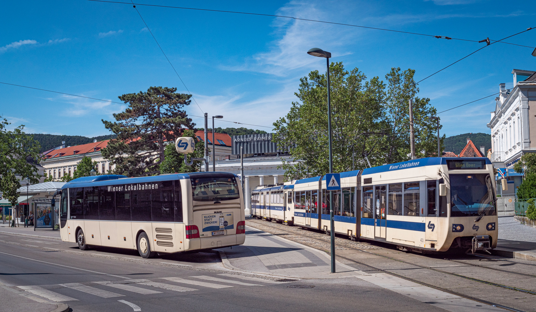 Die Badener Bahn in der derzeitigen Version