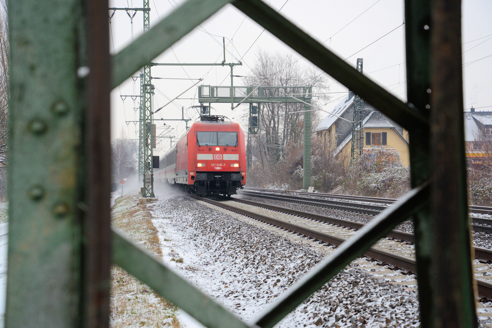 Die Bahn bei Bingen