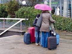 Die Bahn streikt und das Wetter auch schon mal besser