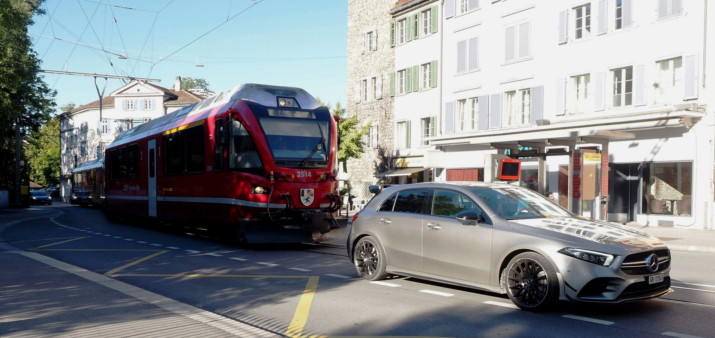 Die Bahn und das Auto