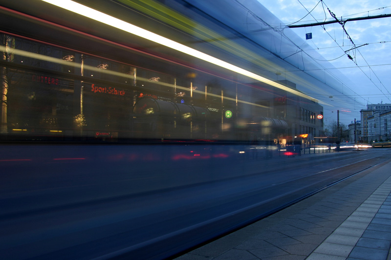 Die Bahn verpasst...