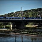 Die Bahnbrücke über dem Fluss Nahe