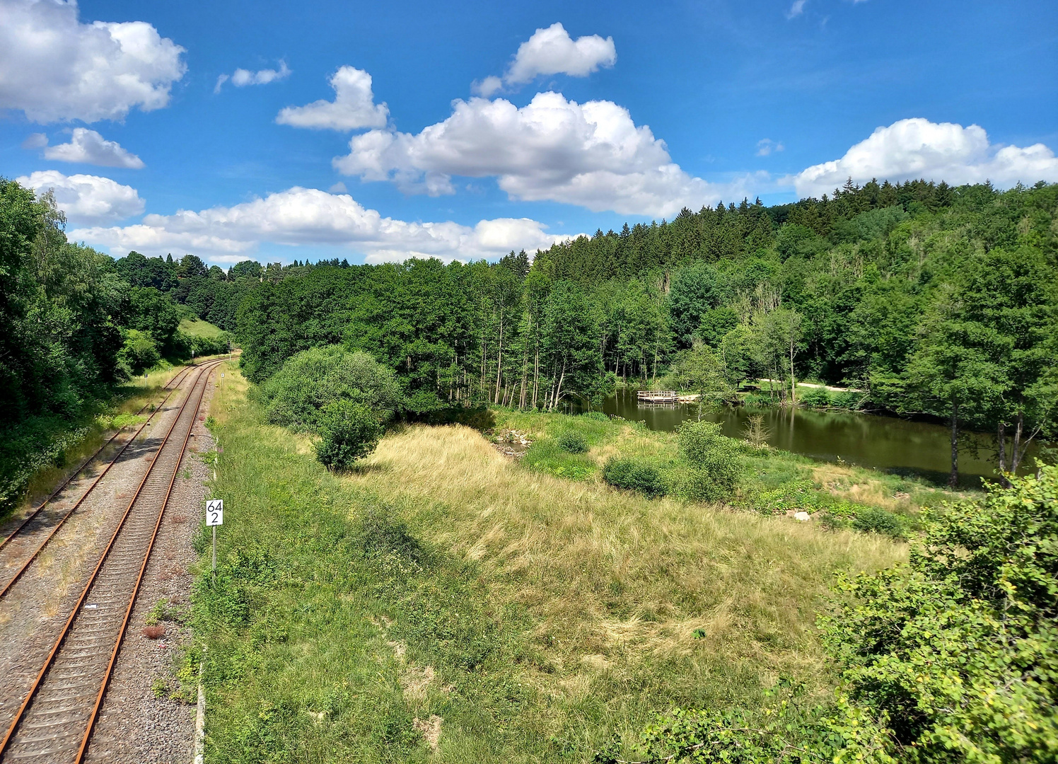 die Bahnlinie