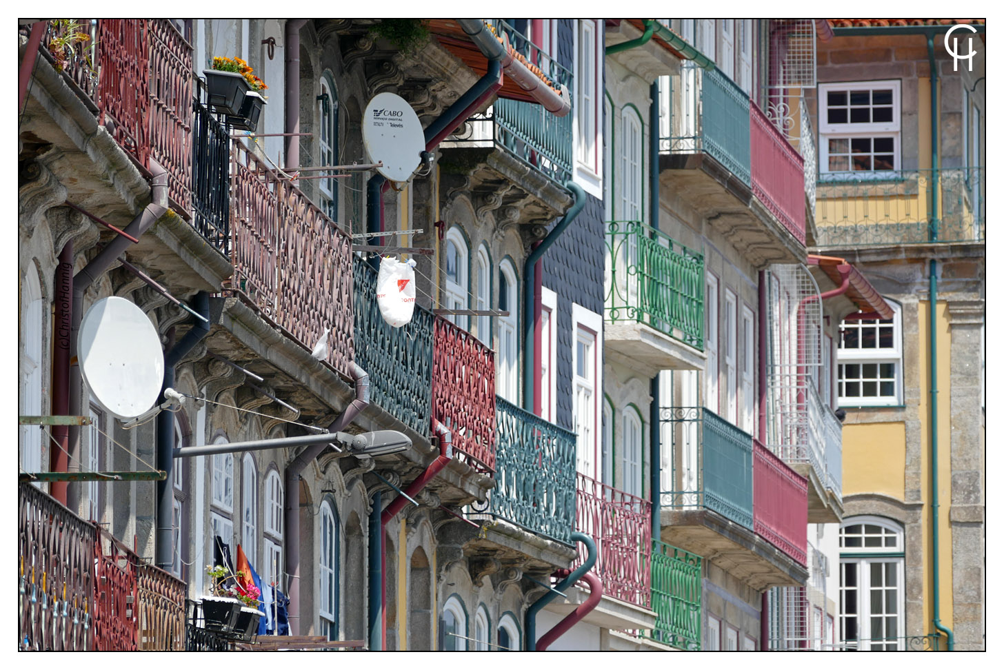 Die Balkone von Porto