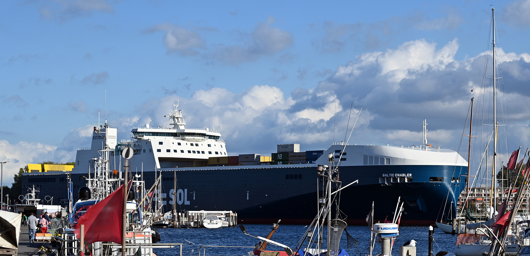 Die BALTIC ENABLER in Travemünde