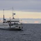 Die Baltica kommt über die Ostsee ...