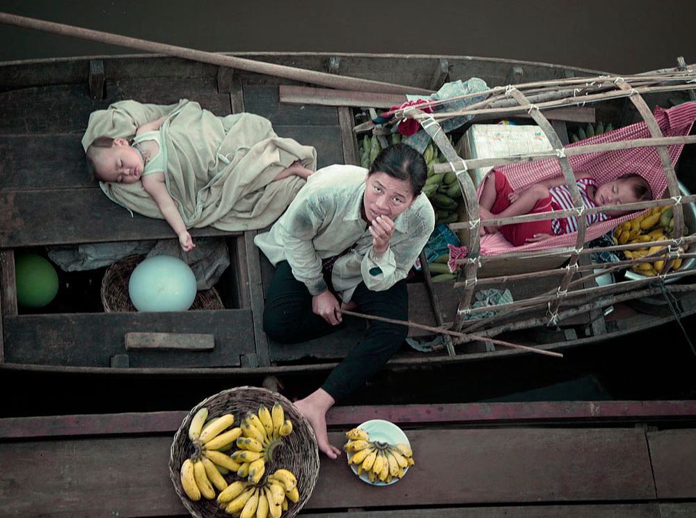 Die Bananenverkäuferin