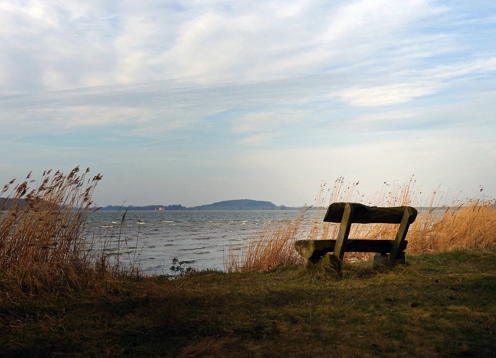 Die Bank am Bodden