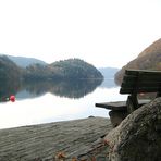 Die Bank am Fjord