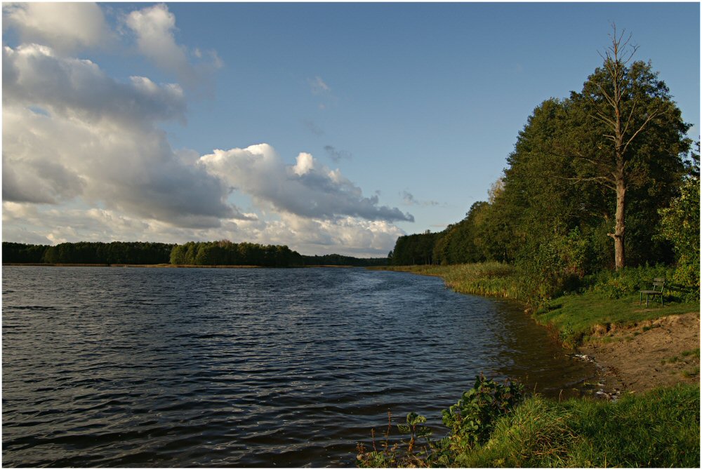 die Bank am Omulefsee