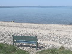 Die Bank am Strand Vinderup, Denmark