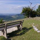 Die Bank auf dem Rossfeld