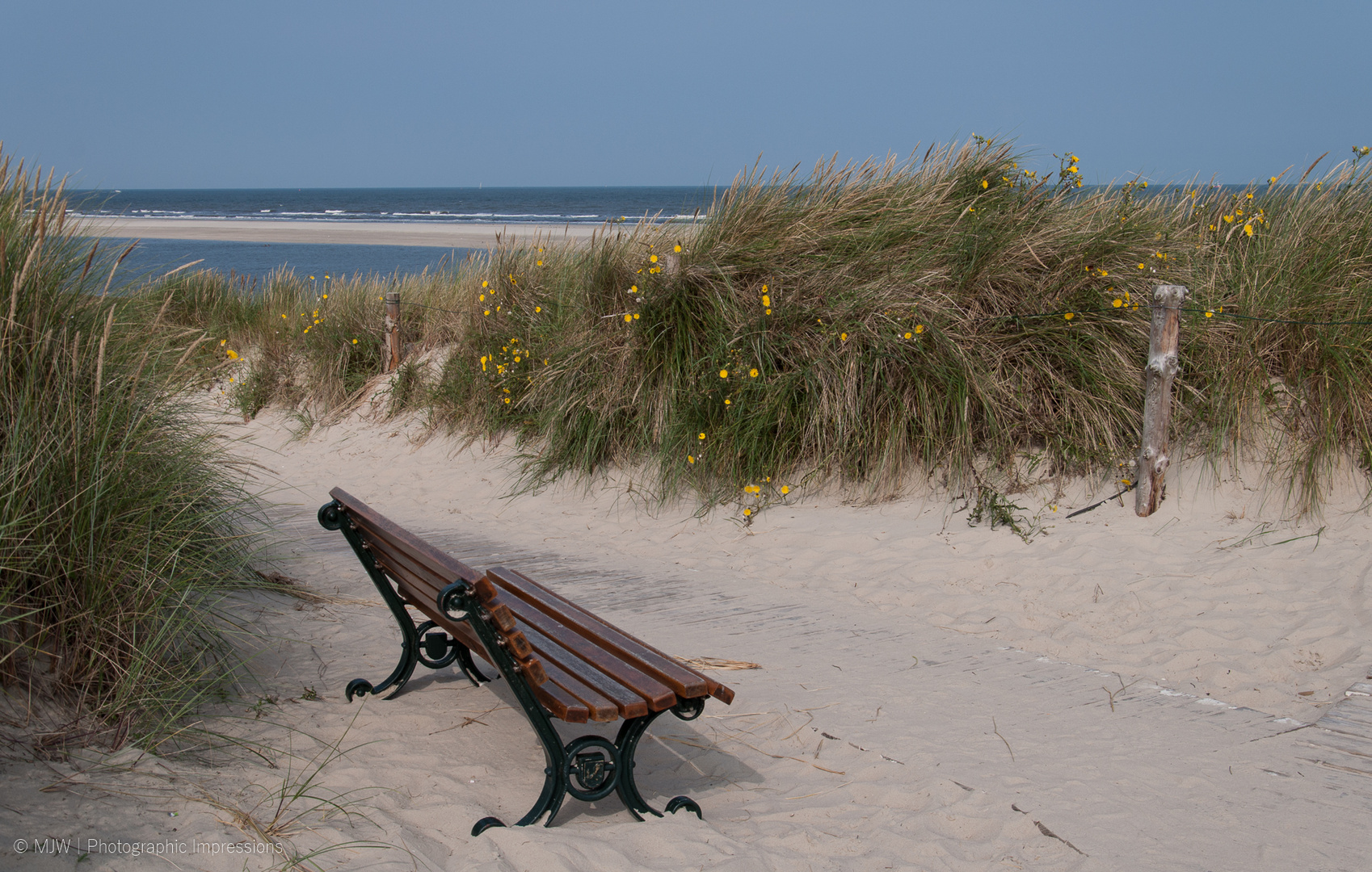 Die Bank auf Langeoog