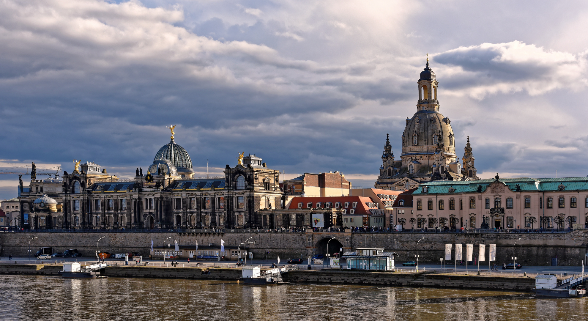 Die barocke Frauenkirche in Dresden 