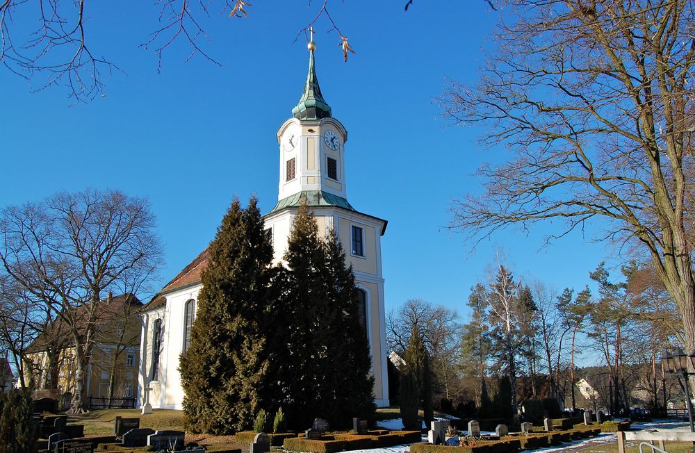 Die Barockkirche in SCHMANNEWITZ /Dahlener Heide…