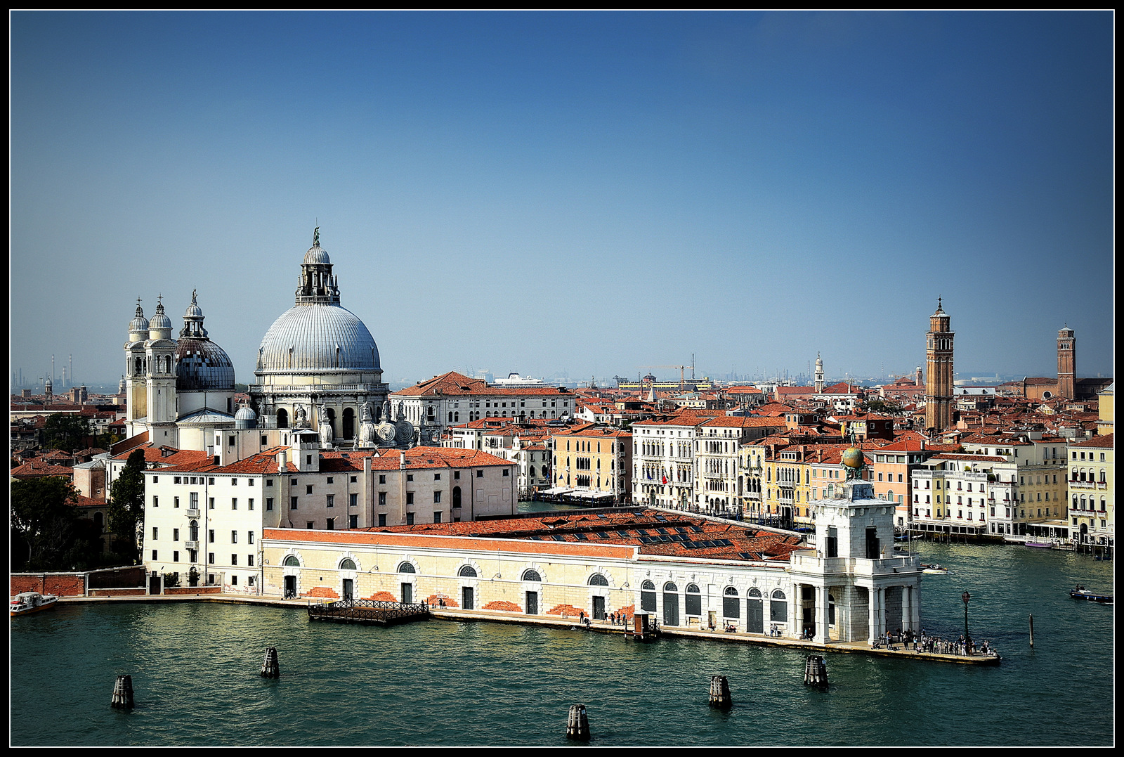 Die Basilica - Santa Maria della Salute - am Canal Grande....