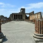 Die Basilika in Pompeji, der berühmten Ausgrabungsstätte