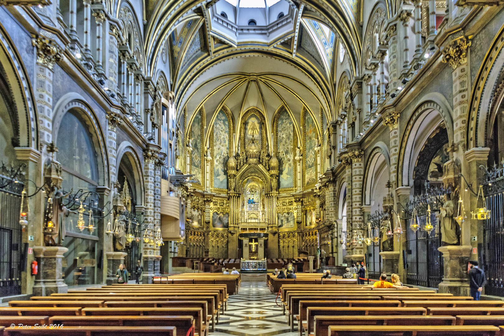 Die Basilika Santa Maria de Montserrat 