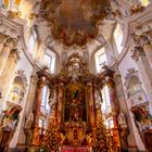 die Basilika Vierzehnheiligen - das Gewölbe wie der Himmel über uns (2)