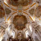 die Basilika Vierzehnheiligen - das Gewölbe wie der Himmel über uns (3)