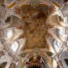 die Basilika Vierzehnheiligen - das Gewölbe wie der Himmel über uns (3)