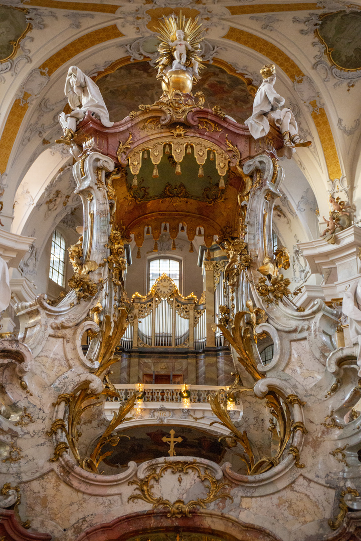 die Basilika Vierzehnheiligen - der Gnadenaltar (Detail)